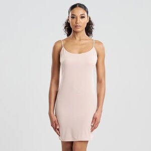 NWT Josie Natori Body Doubles Chemise in Cafe (Light Pink), Size Medium.